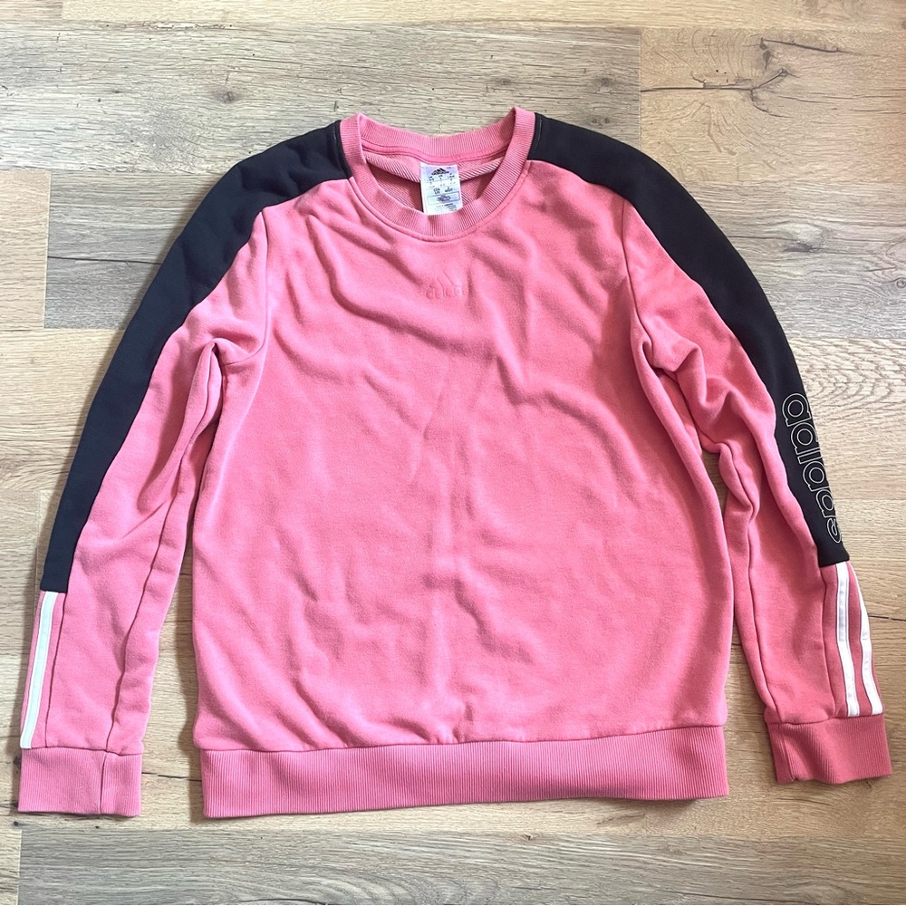Adidas Womens Essential Colorblocked Sweatshirt